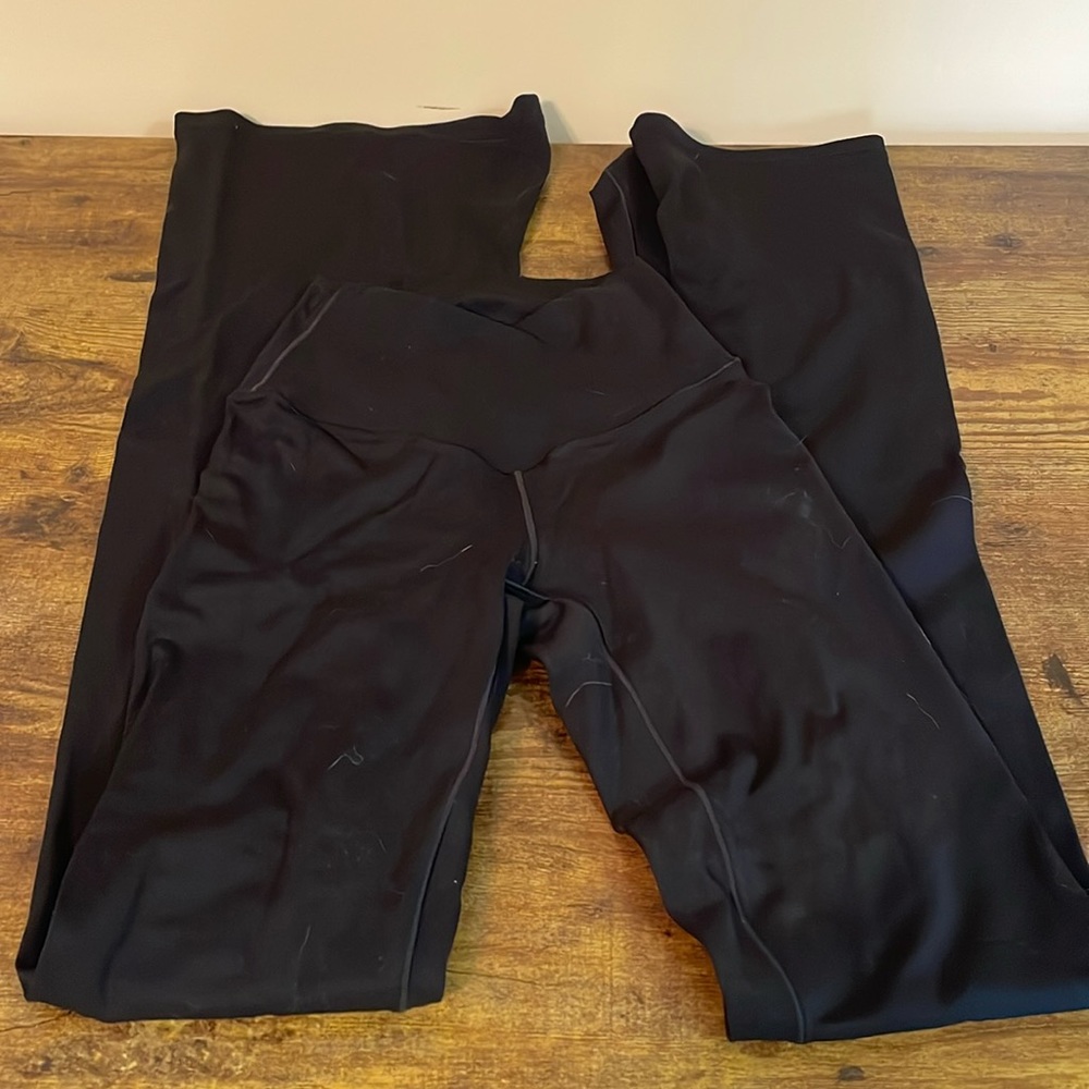 Aerie off line cross over high waisted flare leggings